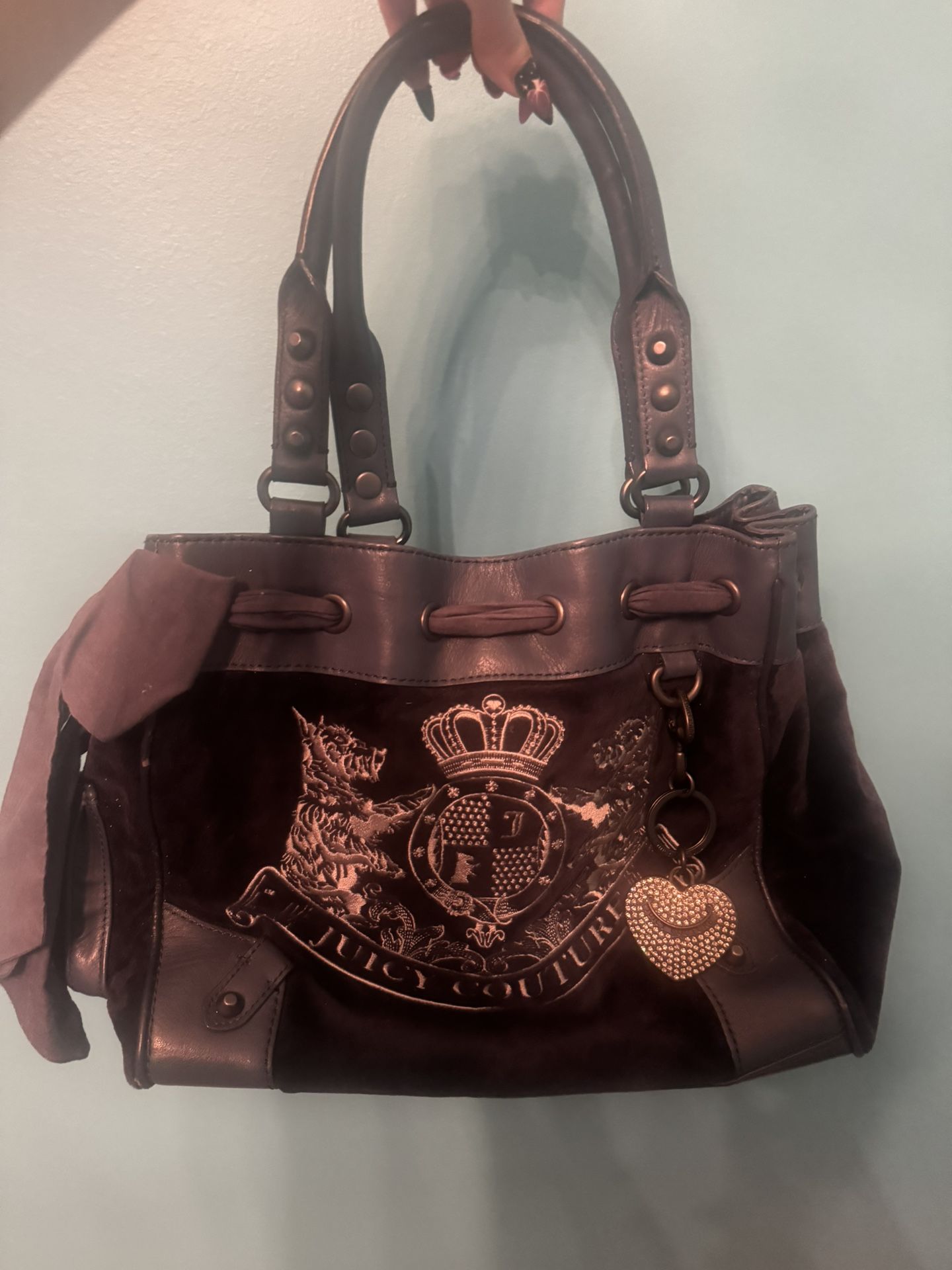 Juicy Couture Navy Blue Scottie Dogs Handbag