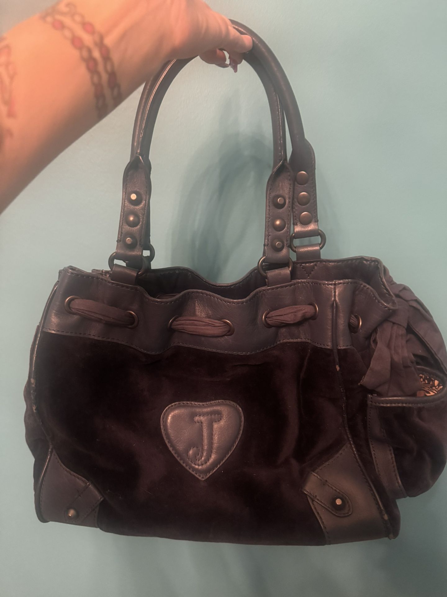 Juicy Couture Navy Blue Scottie Dogs Handbag - photo 2