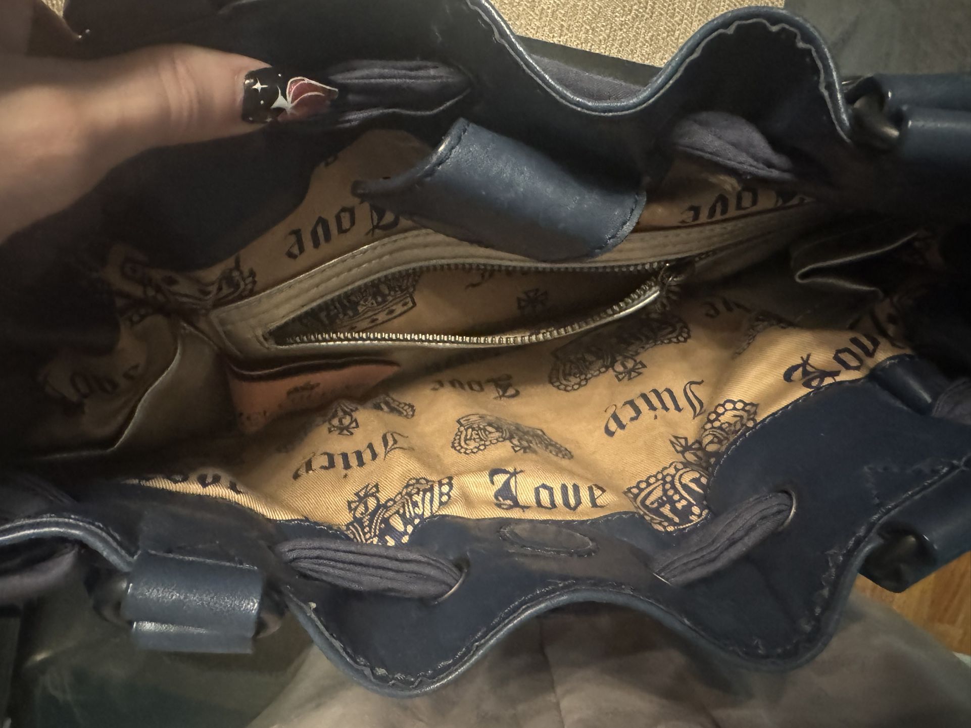 Juicy Couture Navy Blue Scottie Dogs Handbag - photo 3