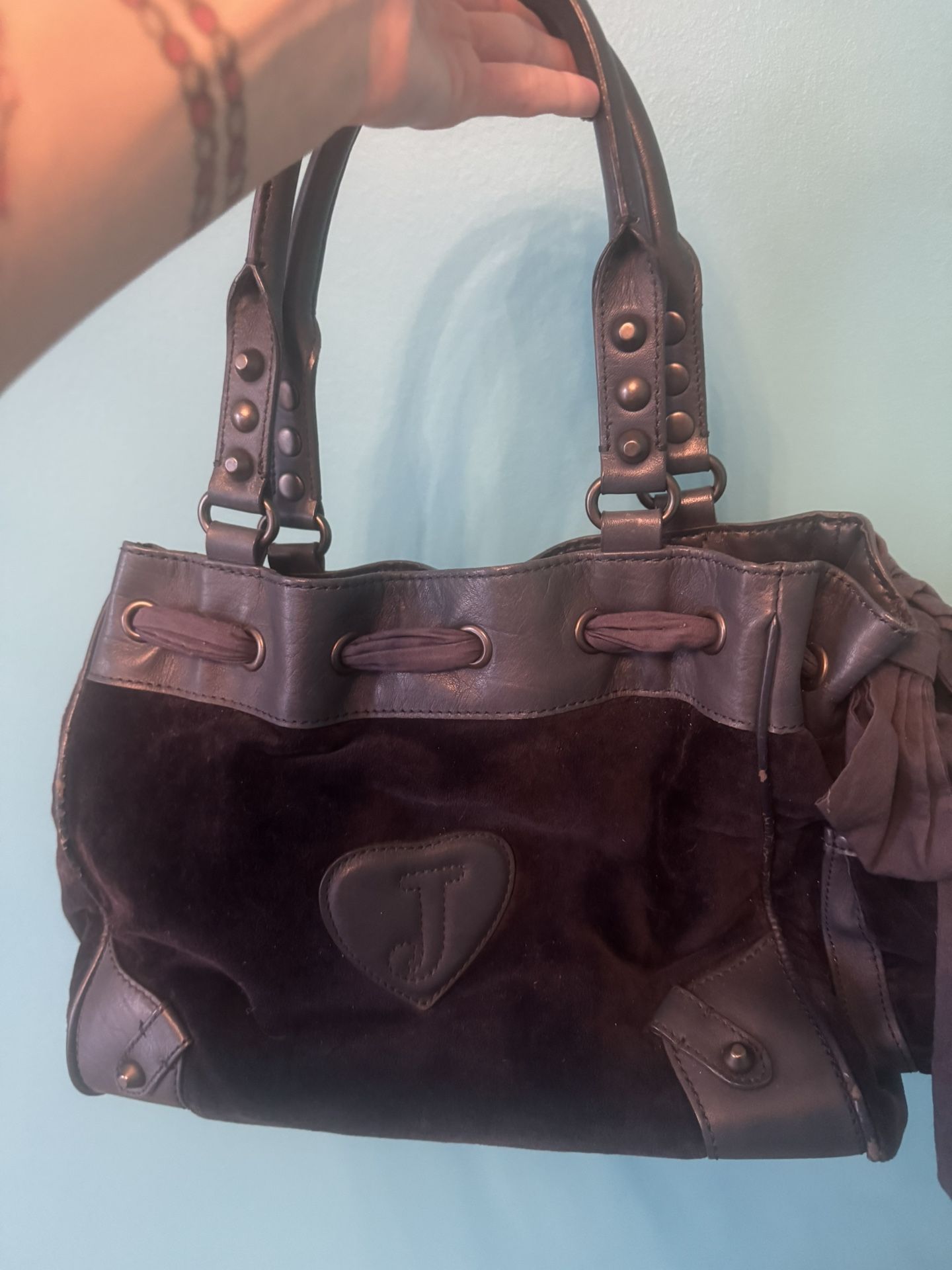 Juicy Couture Navy Blue Scottie Dogs Handbag - photo 4