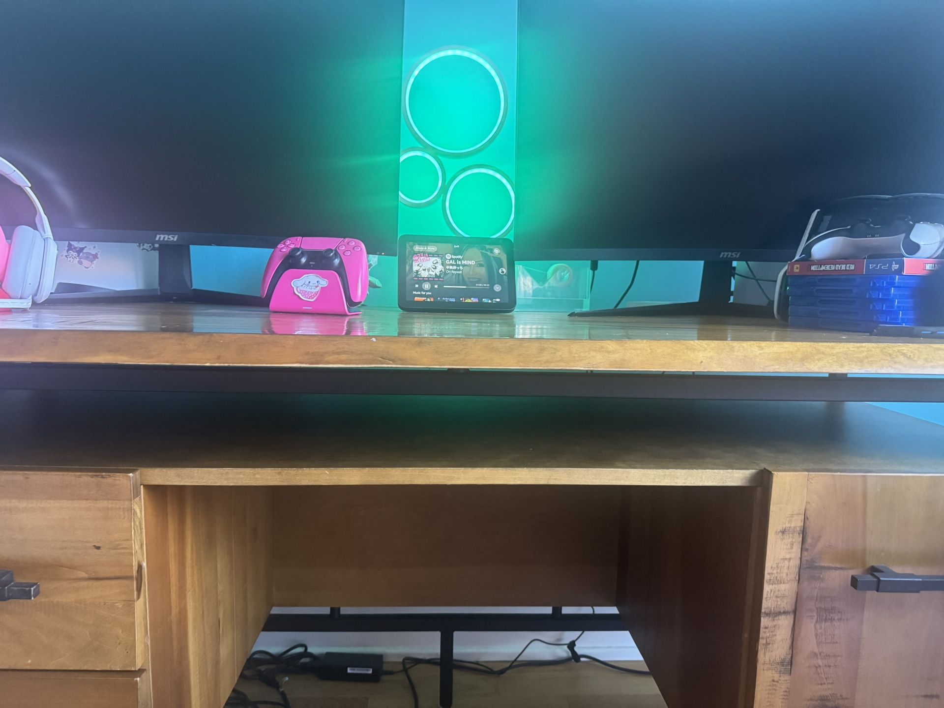 Modern Wood Desk - photo 2