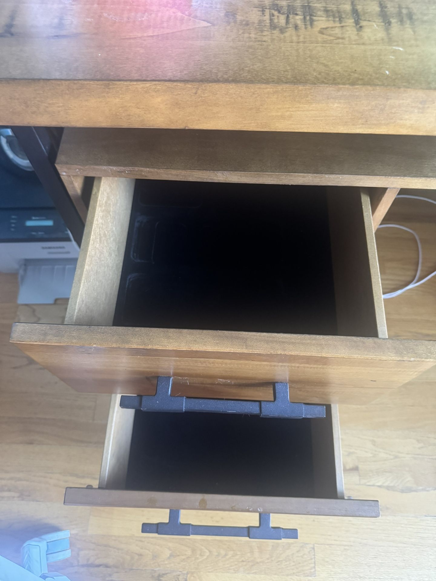 Modern Wood Desk - photo 5