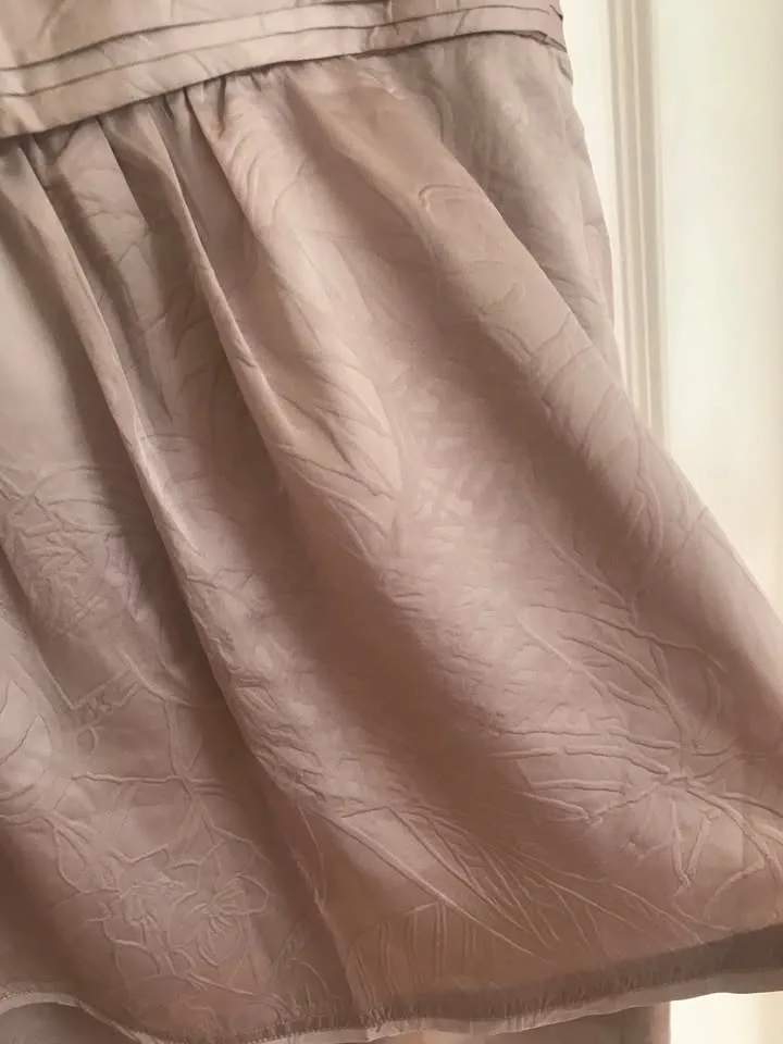 RW & Co Strapless Mauve Silk Dress - Size 4 - photo 3