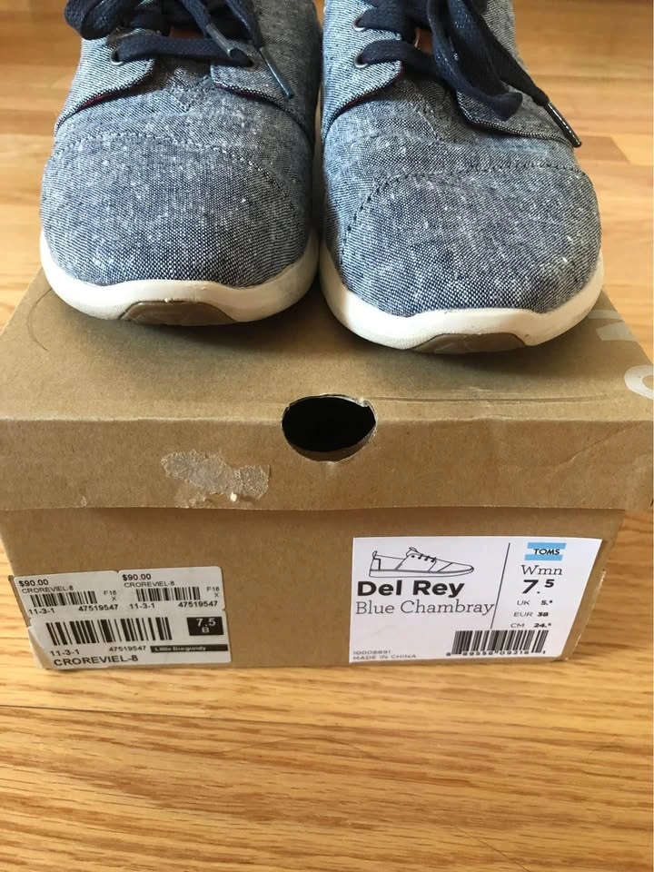 Toms Del Rey Sneakers - Size 7.5 - photo 4