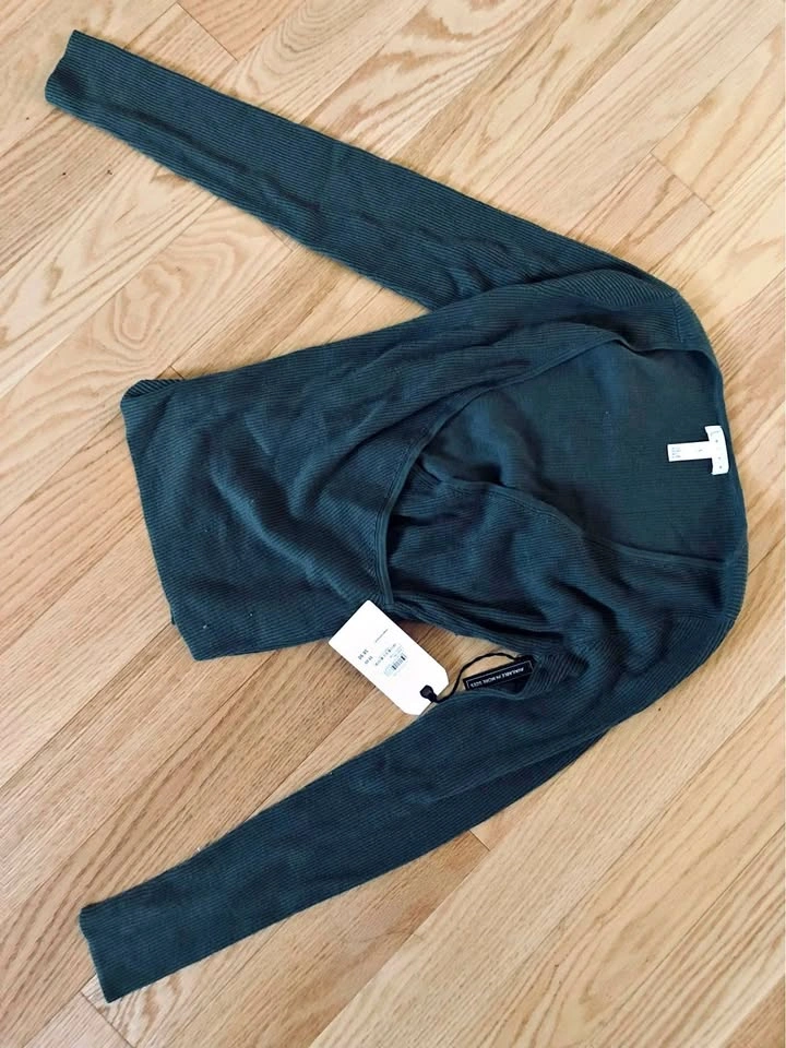 Green Leith Wrap Top Blouse