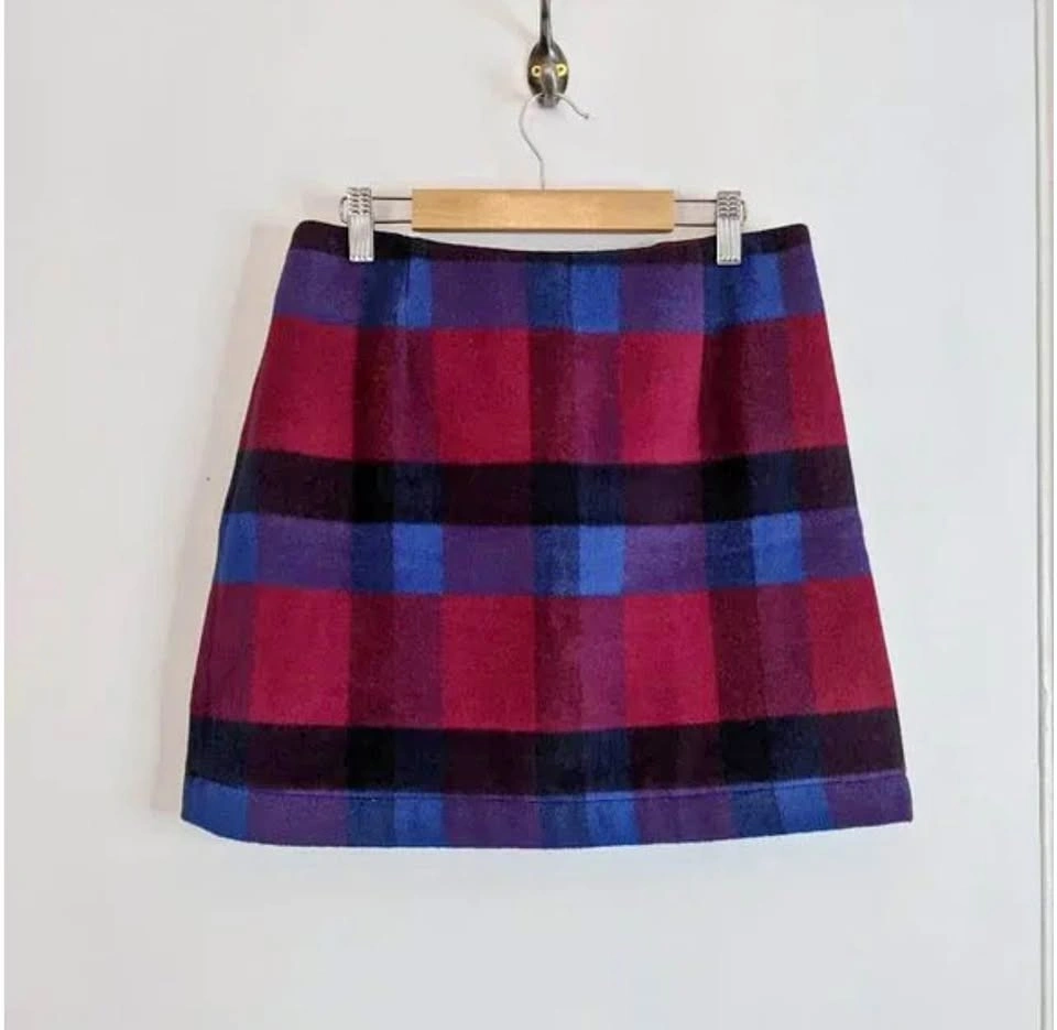 Joe Fresh Plaid Mini Skirt
