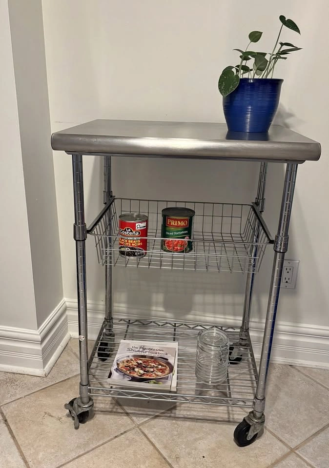 Stainless Steel Kitchen/Bar Utility Cart/Prep Table