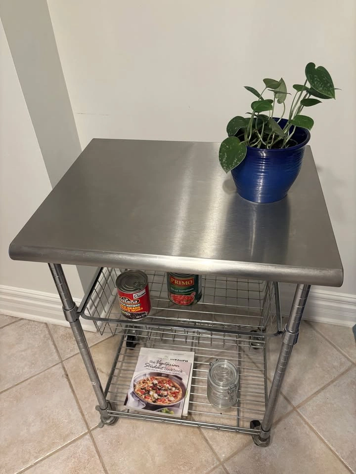 Stainless Steel Kitchen/Bar Utility Cart/Prep Table - photo 2