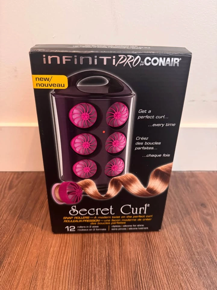 Conair Infinity Pro Secret Curl NEW IN BOX - 12 Snap Rollers - photo 3