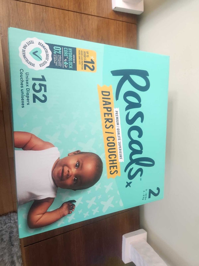 Baby diapers rascals 2 (152pack)