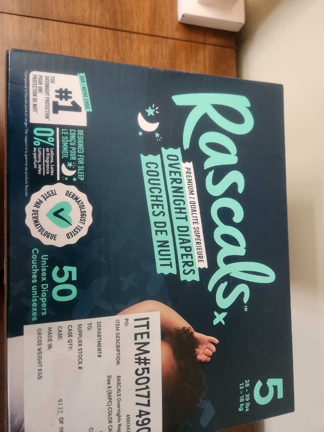 Rascals Size 5 Overnight Diapers (50 Pack) - photo 5