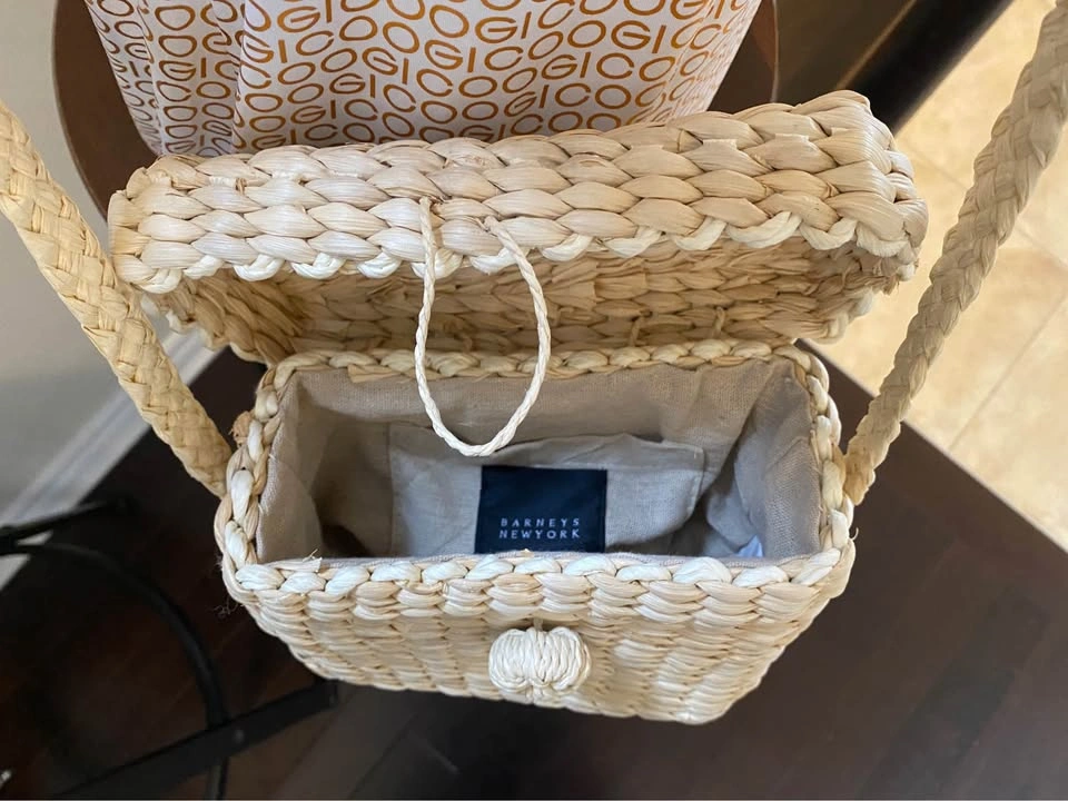 NEW 2 Straw Crossbody Bags - Barneys New York - photo 2