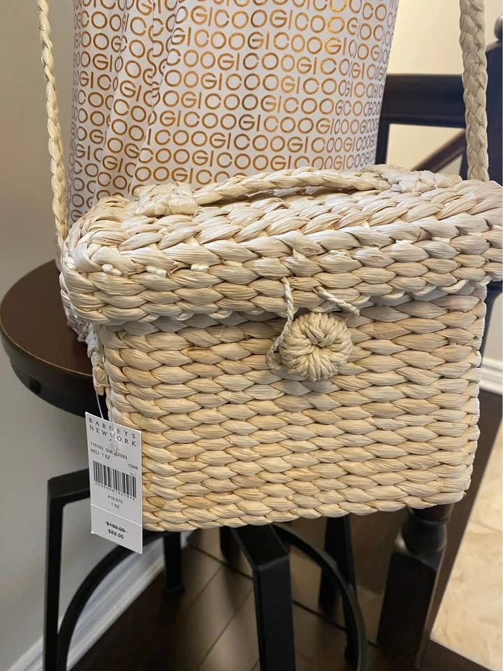 NEW 2 Straw Crossbody Bags - Barneys New York - photo 4