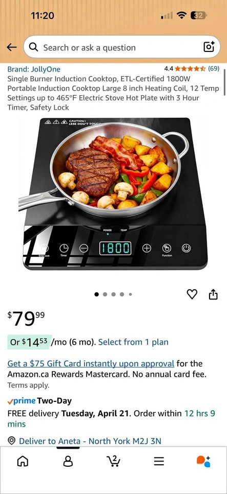 Bosch Induction Cooktop 36-inch