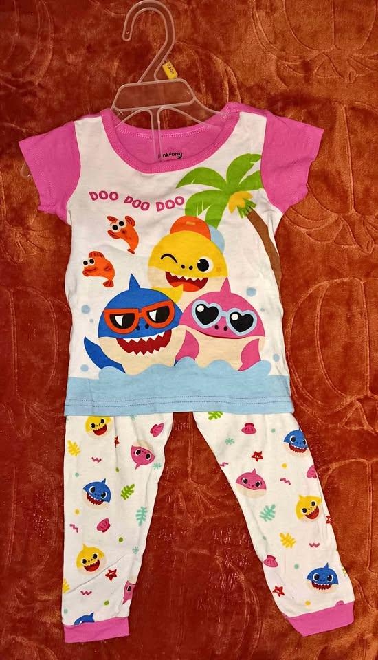 Girls Baby Shark Pajamas $3
