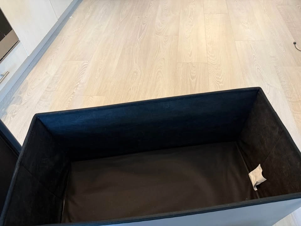 Folding Storage Bench (Grey) - photo 3