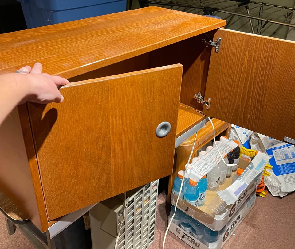 IKEA hanging cabinets with under lighting - photo 3
