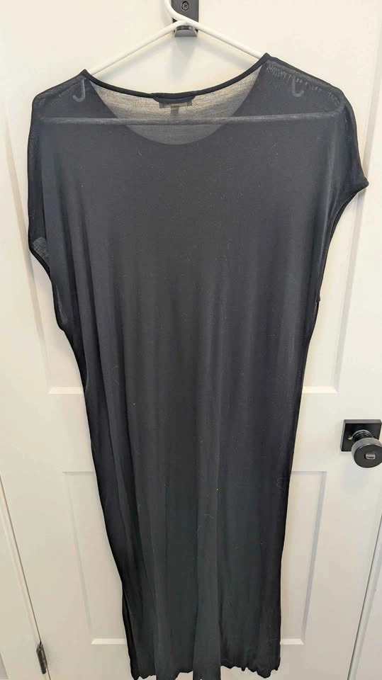 Wilfred Free Black Maxi Dress | Minimalist Capsule Wardrobe | So - photo 2