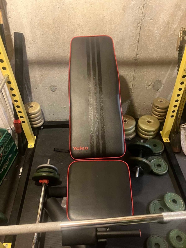 AmStaff Power Rack, Adjustable Bench, Bars & Weights - photo 2
