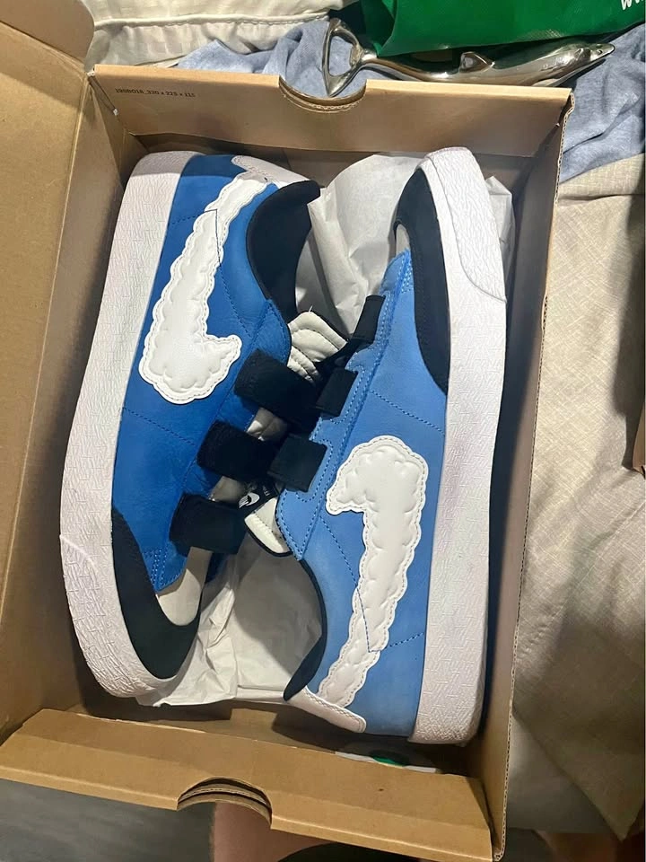 Nike SB Zoom Blazer AC XT ISO Blue Velcro