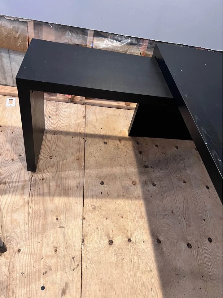 Black Extendable Desk - photo 2