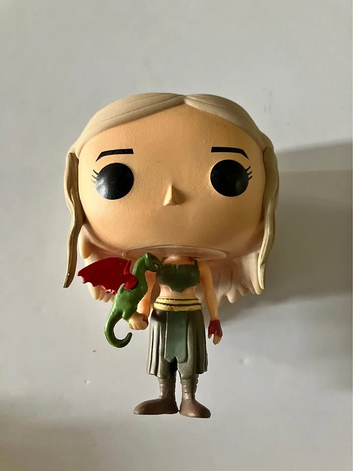 Daenerys Targaryen W/ Red Dragon Game Of Thrones Funko Pop Loose