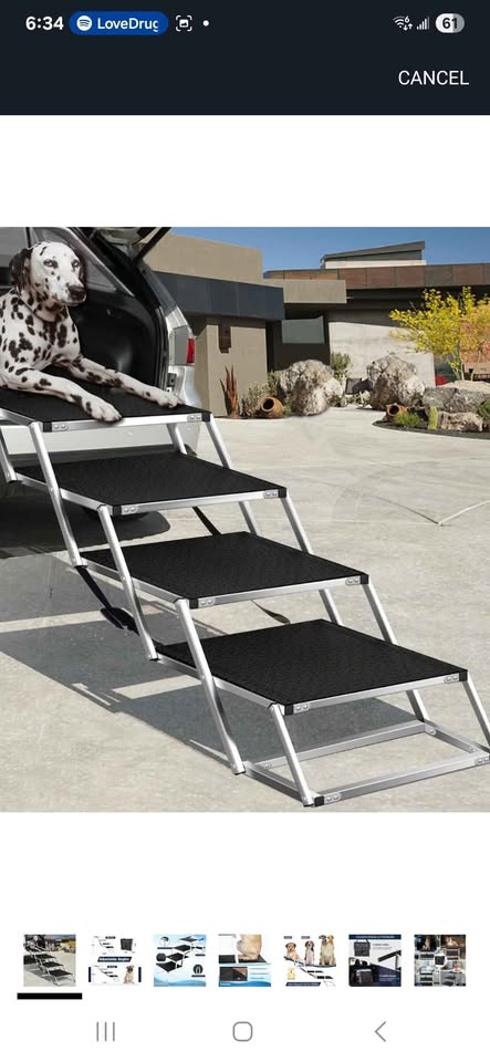 Snaggle Paw vehicle dog stairs Xtra wide - photo 4