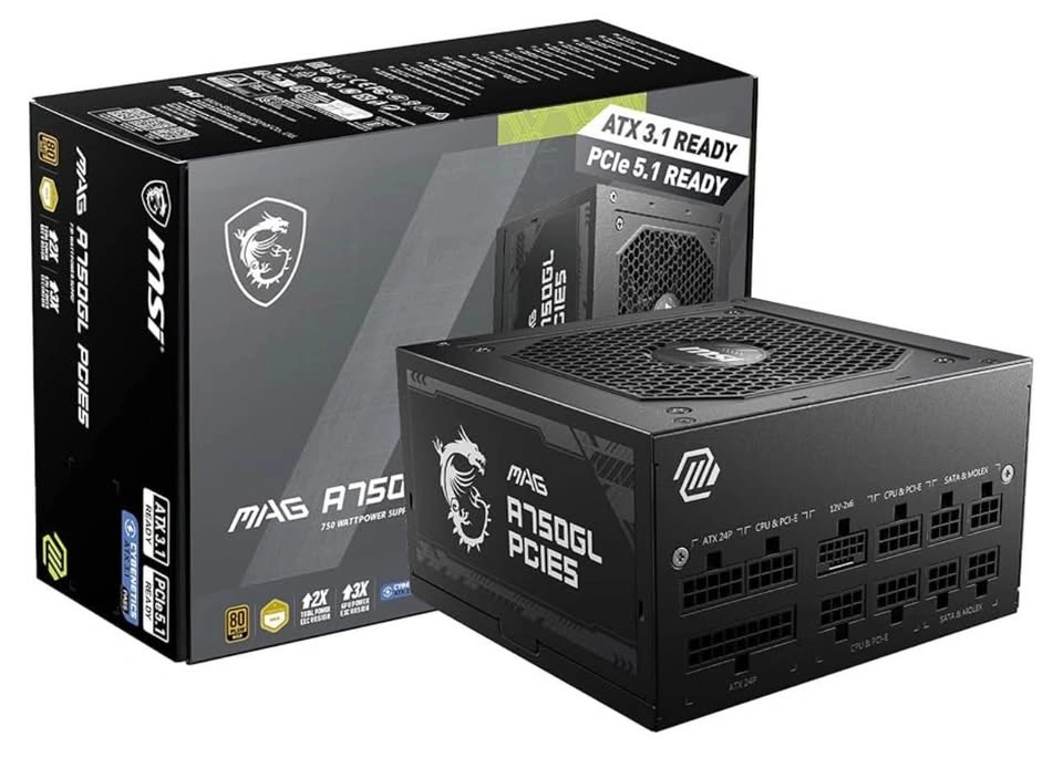 MSI MAG A750GL PCIE5 Power Supply - photo 4