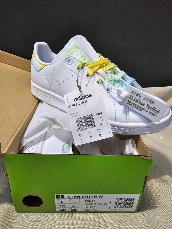 Adidas Stan Smith W Tinkerbell Shoes - New - US 5 & US 6 - photo 3