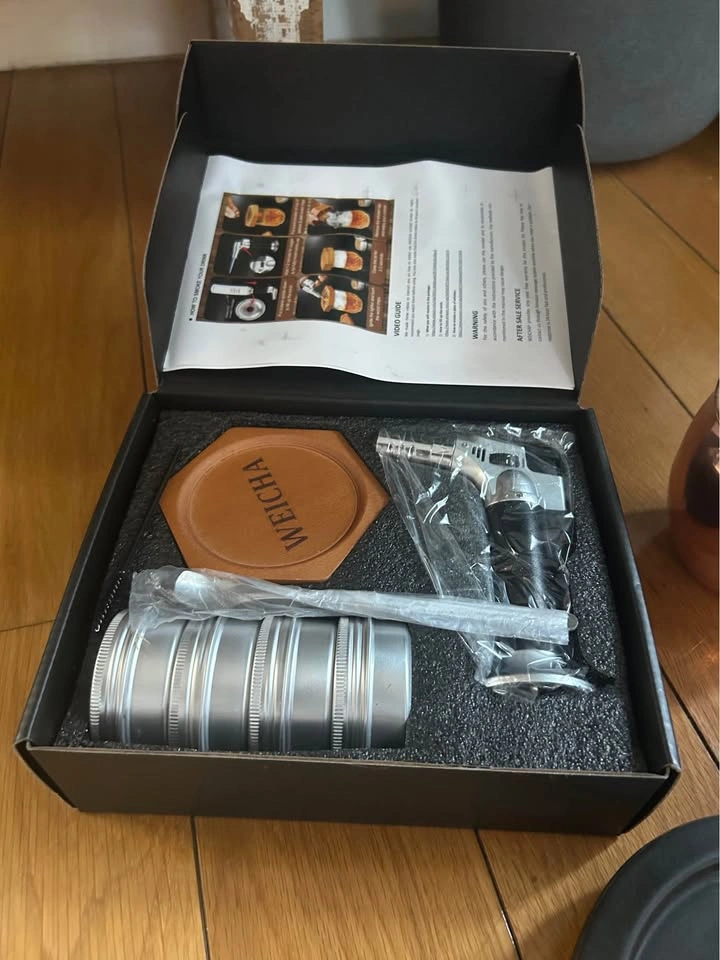 WEICHA Cocktail Smoker Kit w/ 2 Copper Mugs & Glass Rimmers - photo 2