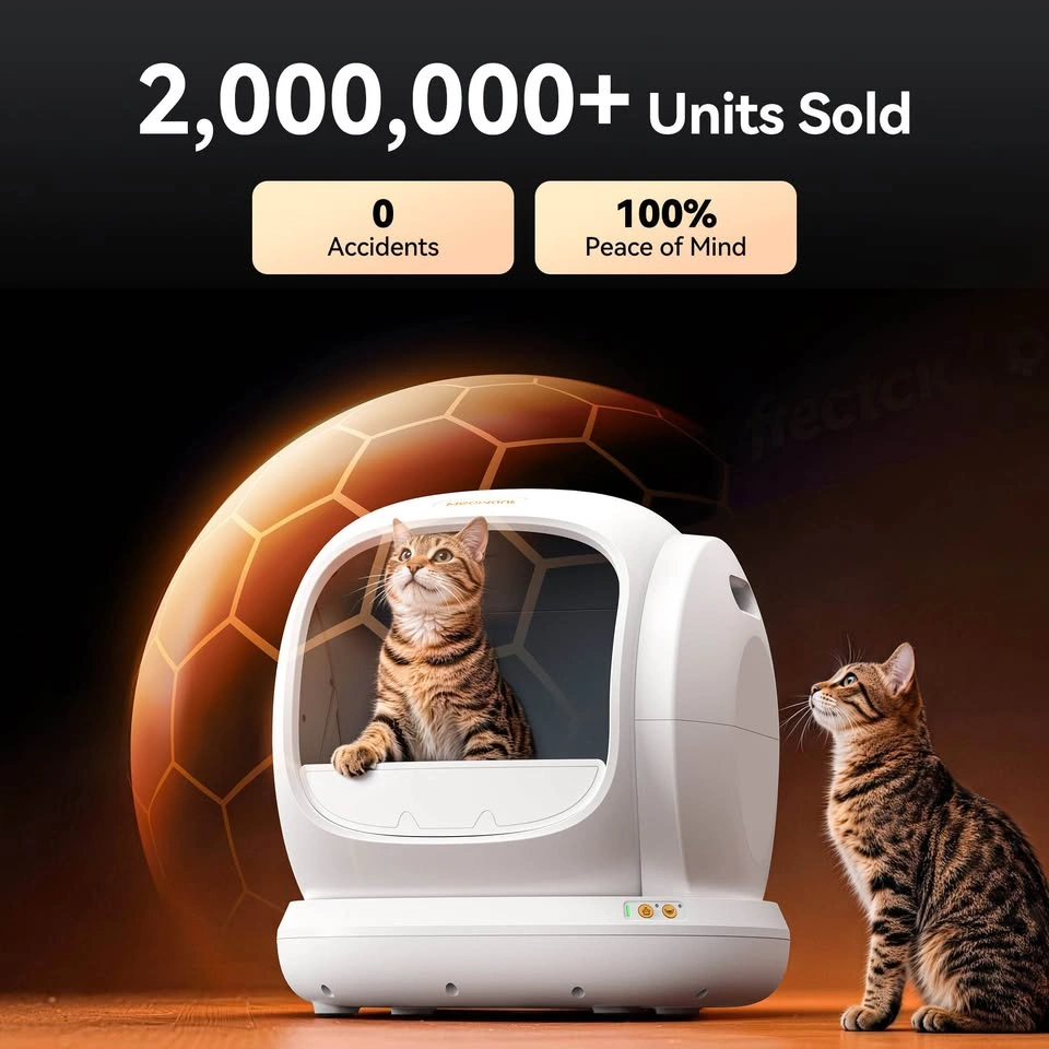 Meowant Self-Cleaning Cat Litter Box – 75L Extra Large | BRAND N - photo 5