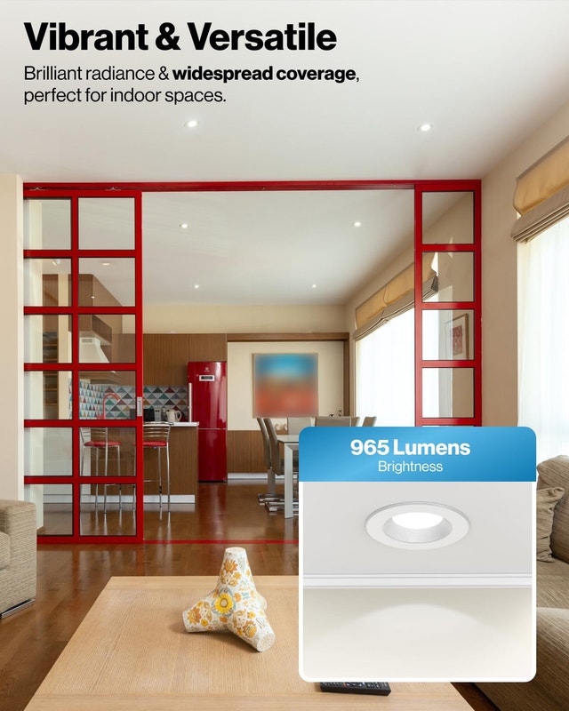Sunco 4" LED Recessed Lights - 12 Pack, 5CCT Dimmable - photo 3