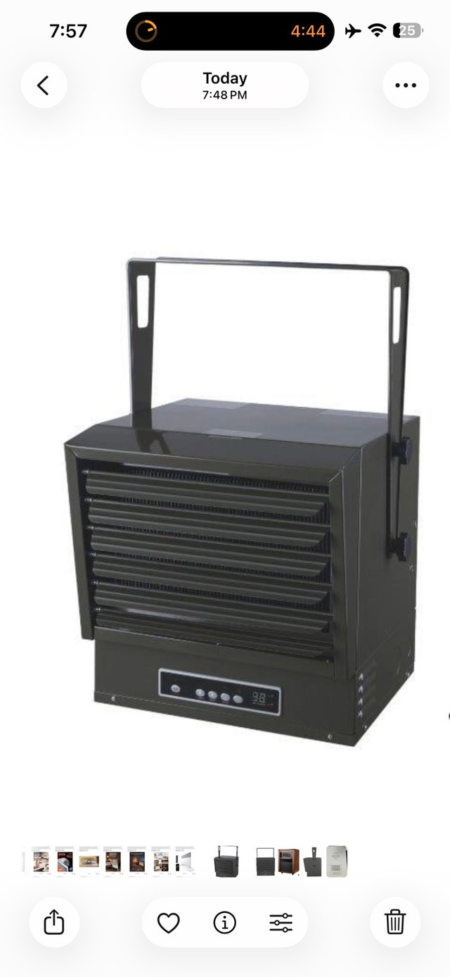 BNIB Garage Heater 10,000 BTU with Remote