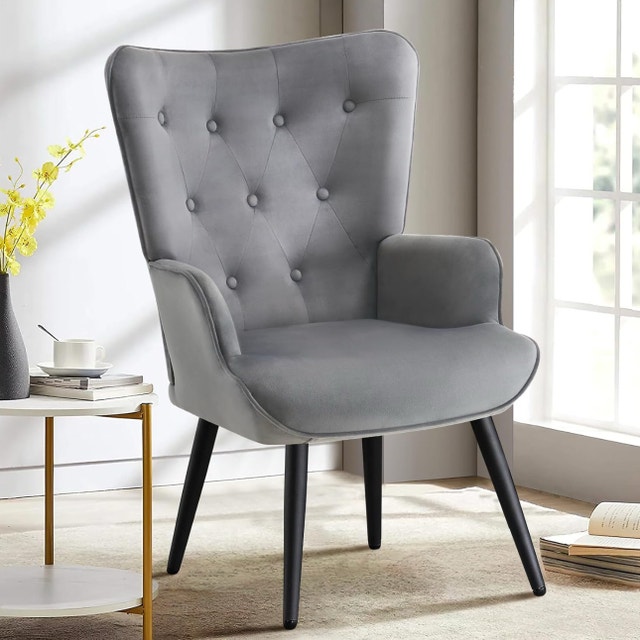 BNIB Modern Accent Wing Chair - photo 4