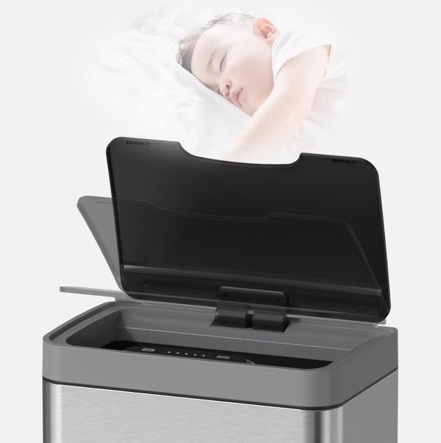 Brand new Mbillion 15-gallon touchless trash can. Motion sensor - photo 3