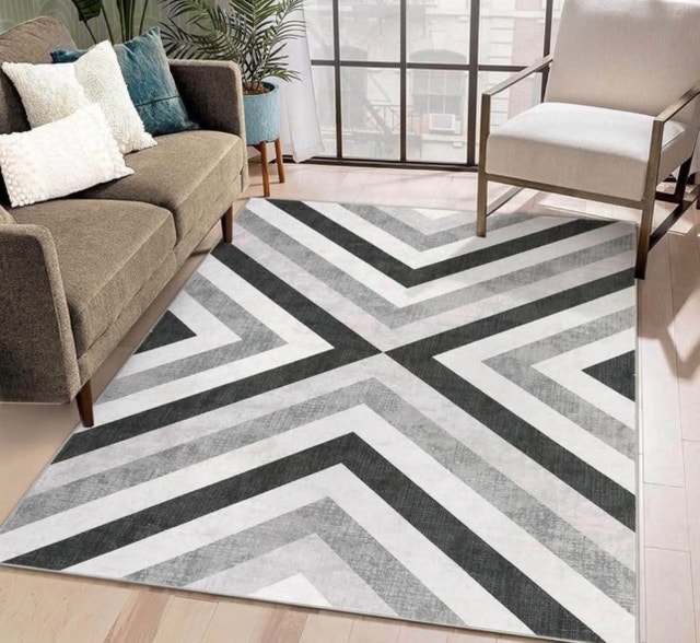 Luxury Modern Area Rug – 9x12 – Brand New Sealed
