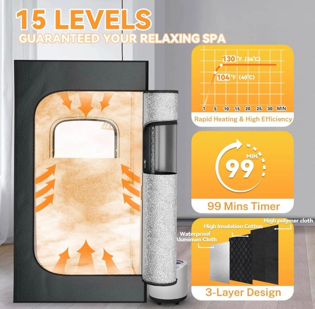 BNIB Portable Steam Spa Sauna - photo 2