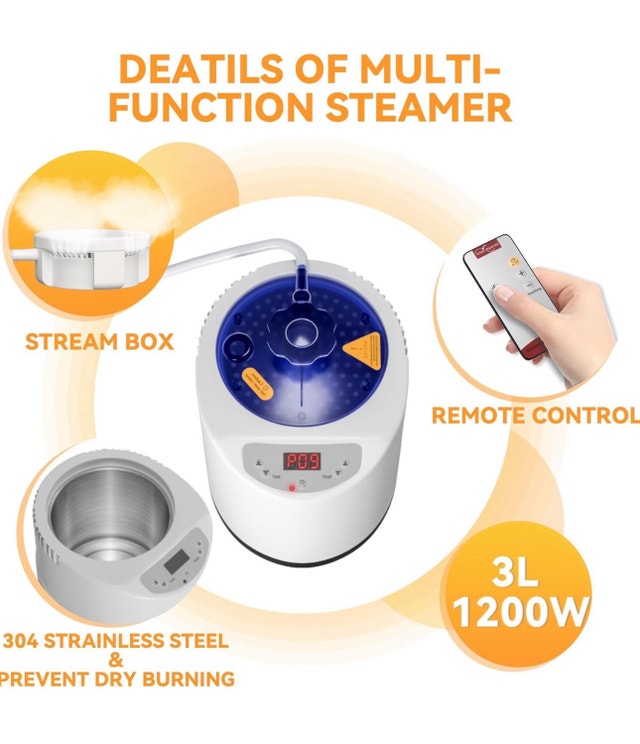 BNIB Portable Steam Spa Sauna - photo 3