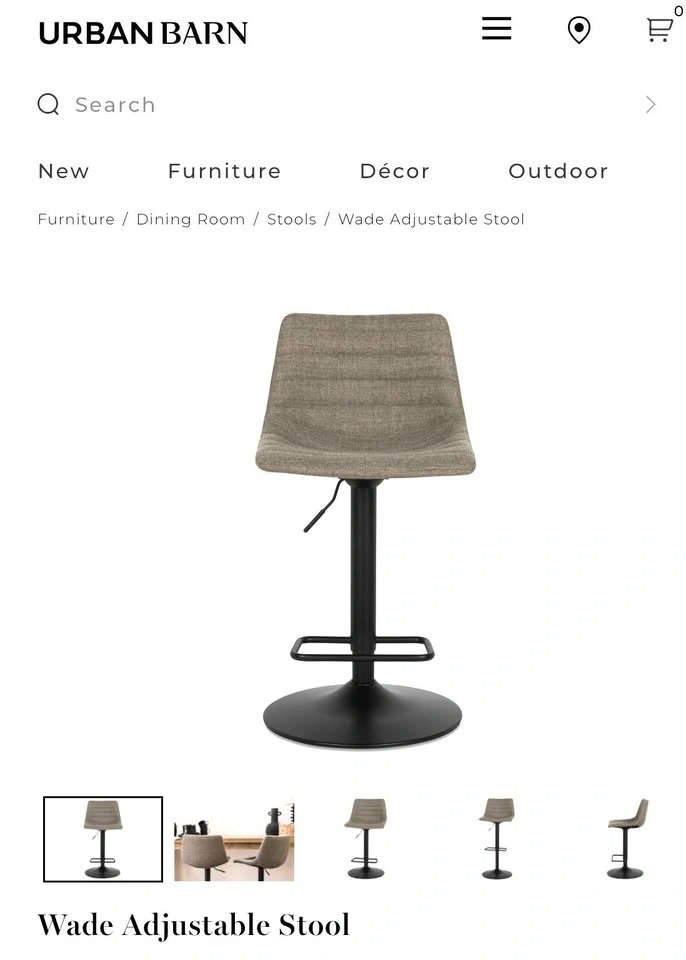 Adjustable Bar Table Stools with Foam-Filled Seats - photo 2