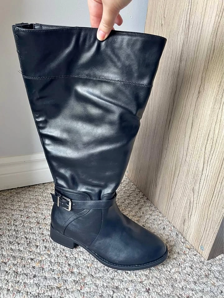 Extra Wide Width Tall Riding Boots Size 8.5W