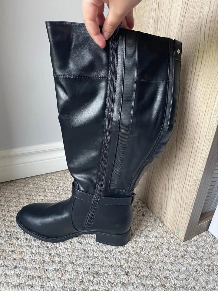 Extra Wide Width Tall Riding Boots Size 8.5W - photo 2
