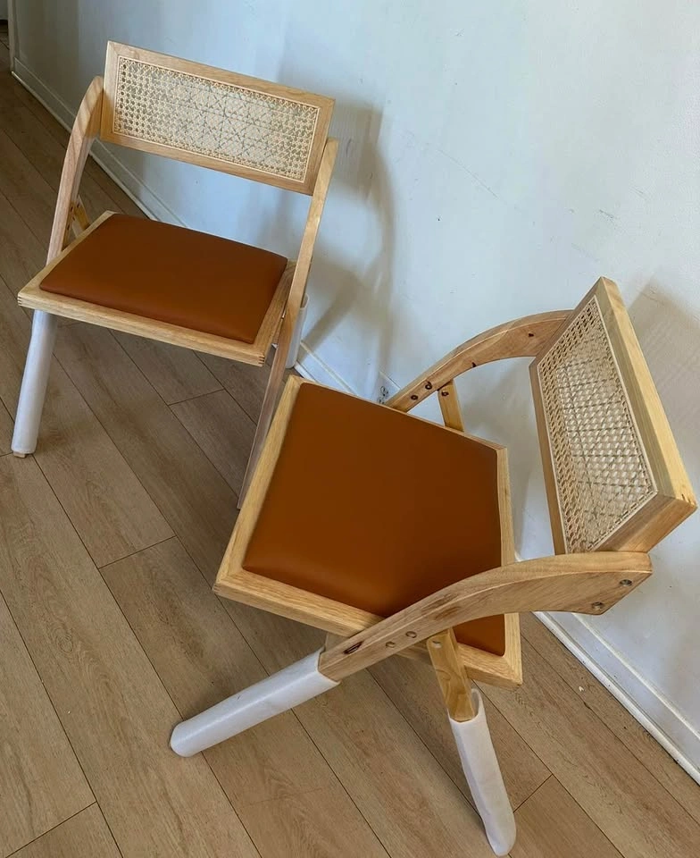 Set of 2 Folding Dining Chairs - photo 2