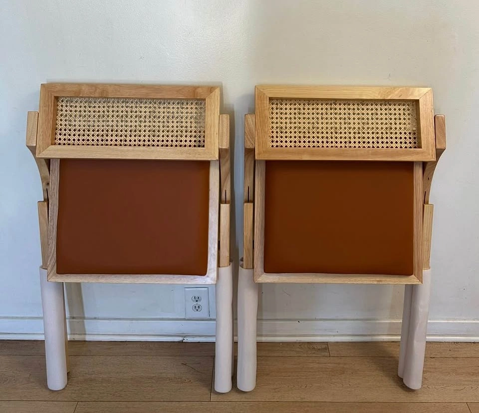 Set of 2 Folding Dining Chairs - photo 4