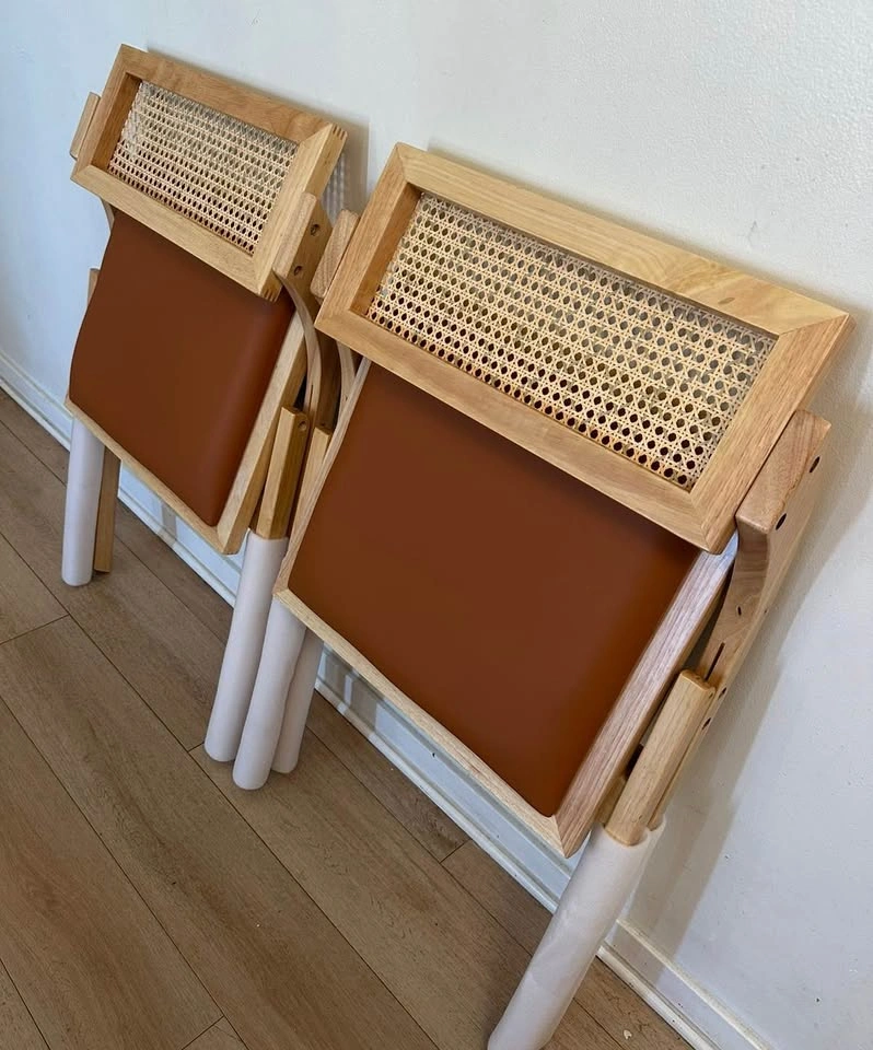 Set of 2 Folding Dining Chairs - photo 5