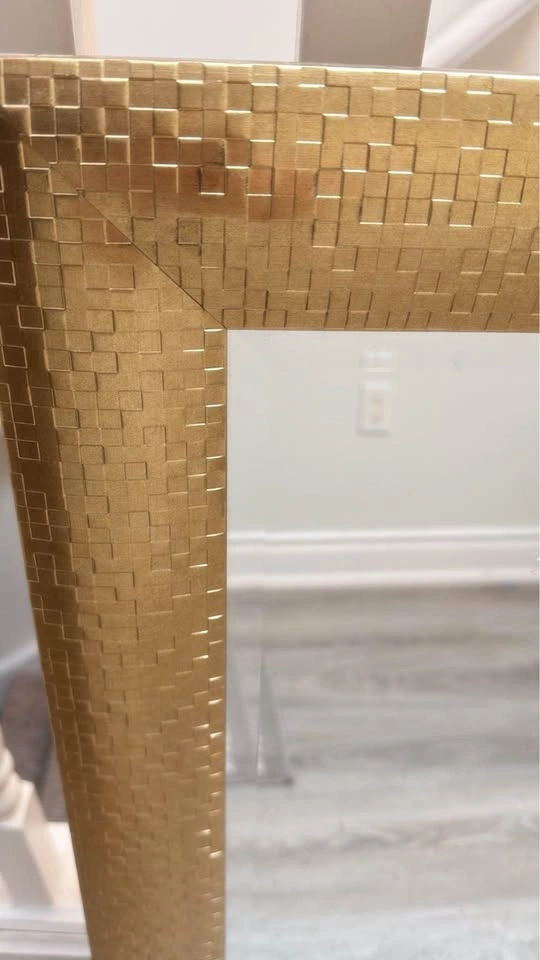 Large gold mirror - photo 2