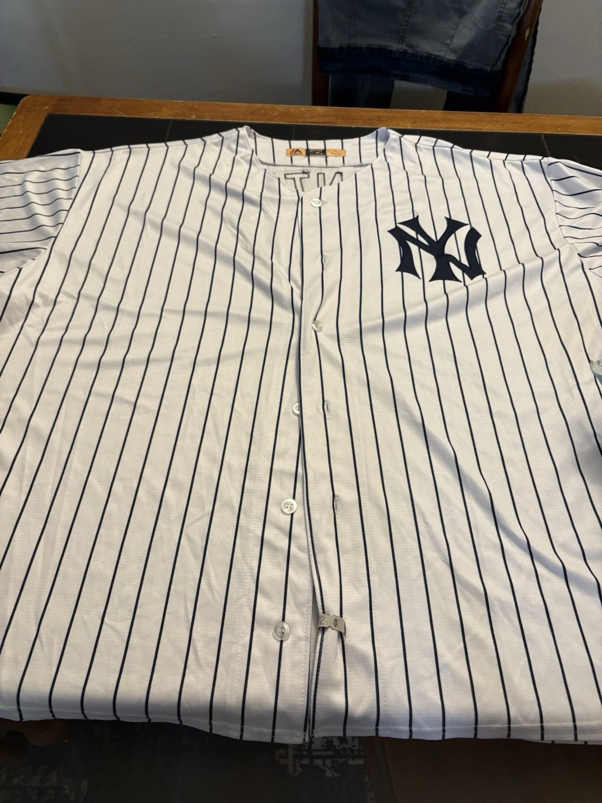 NY Yankee Mickey Mantle #7 Majestic Cooperstown Jersey 5XL - photo 2