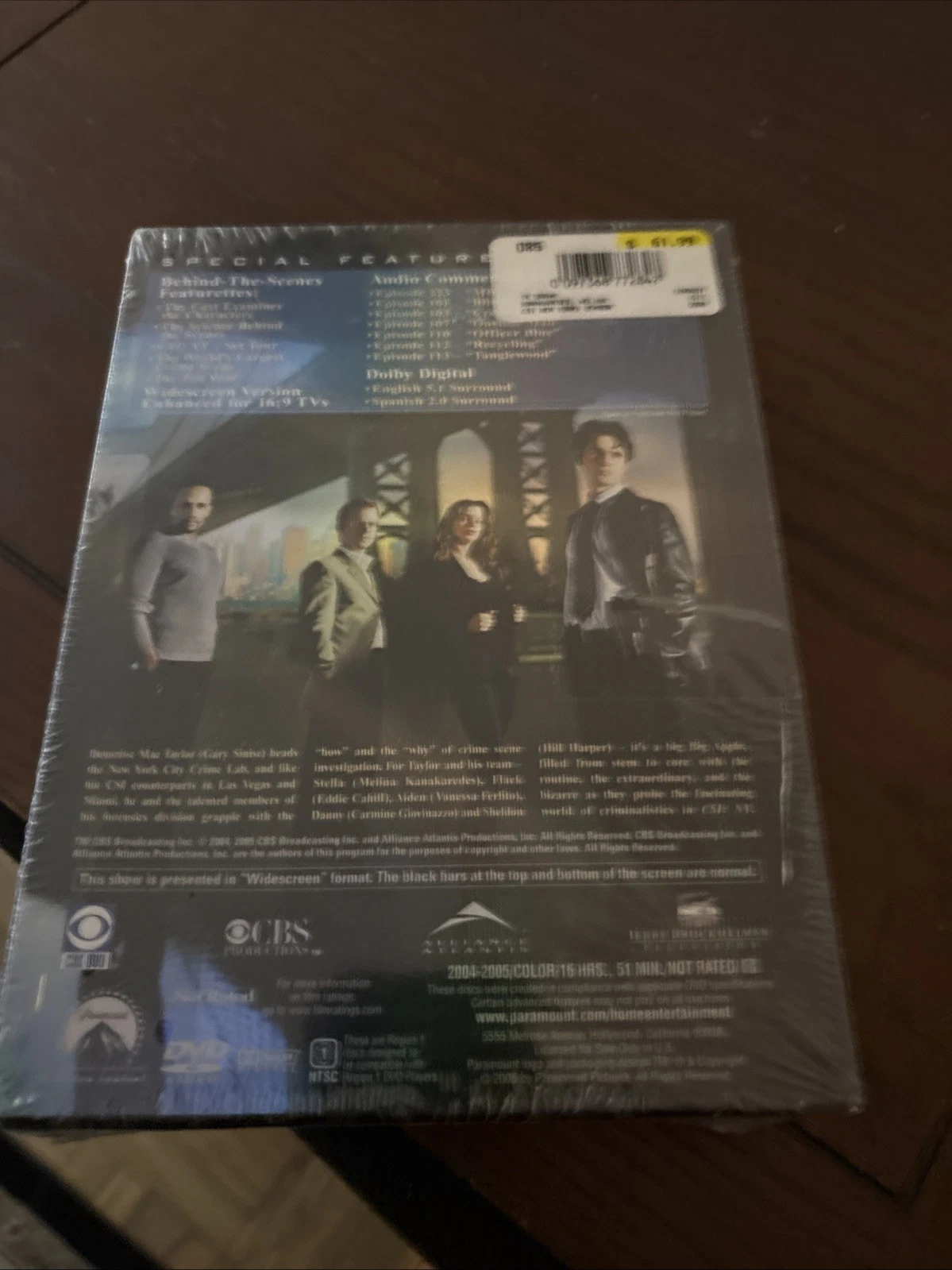 Factory Sealed CSI:NY Complete First Season DVD Set - photo 2