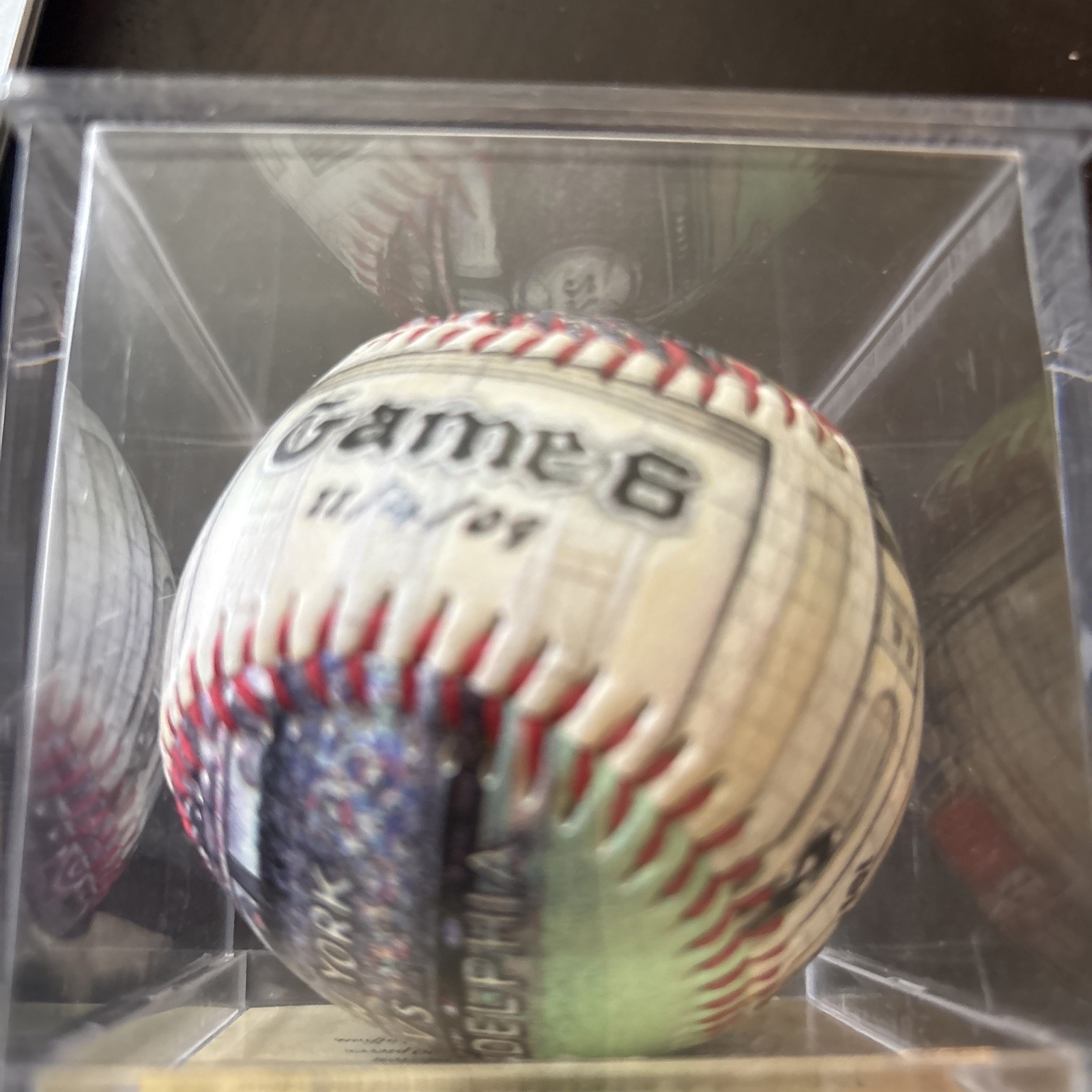 Yankees Game 6 Commemorative Ball 11/4/09