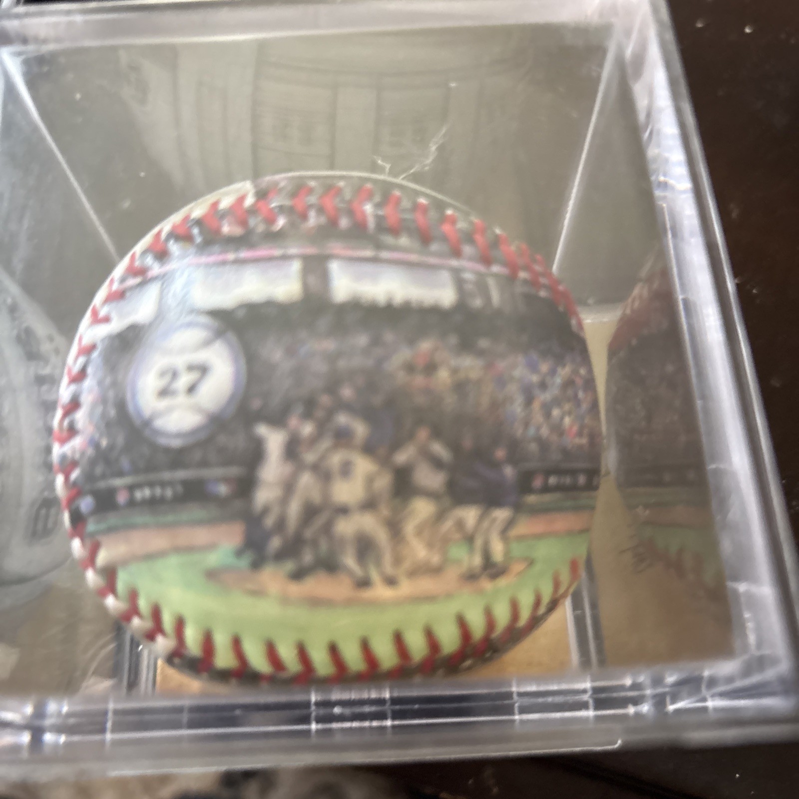 Yankees Game 6 Commemorative Ball 11/4/09 - photo 4
