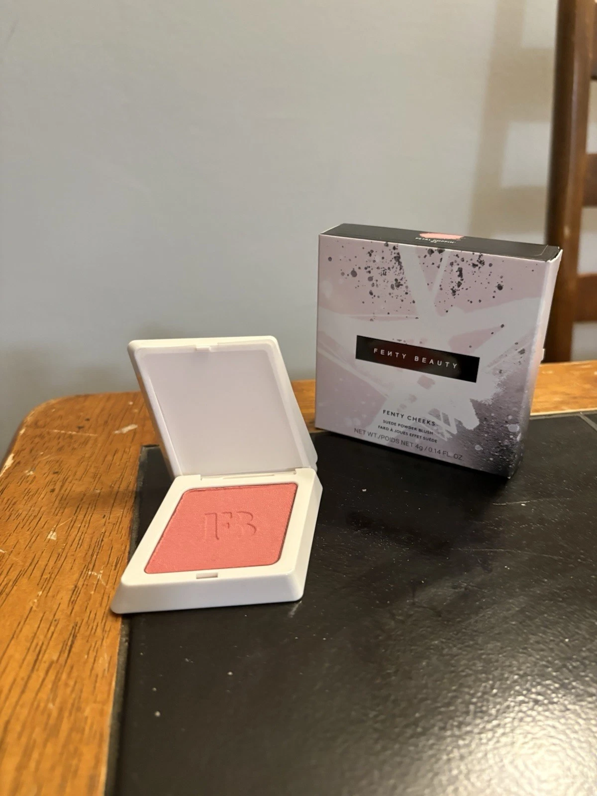 Fenty Beauty NIB Cheeks Suede Powder Blush Petal Poppin' 02